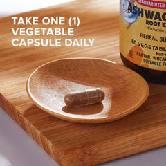 Ingredients panel showing gluten-free, vegan and non-GMO features