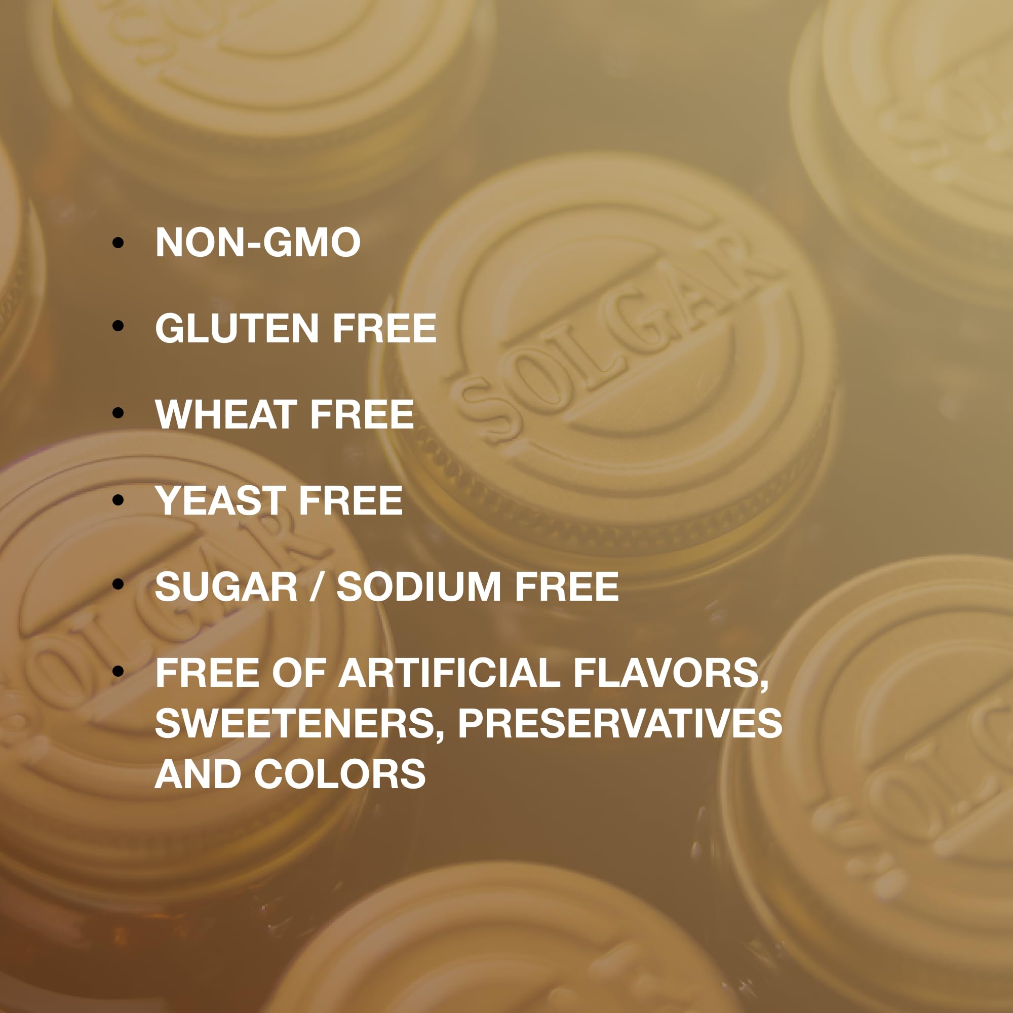 Solgar Biotin 300 mcg bottle on white background