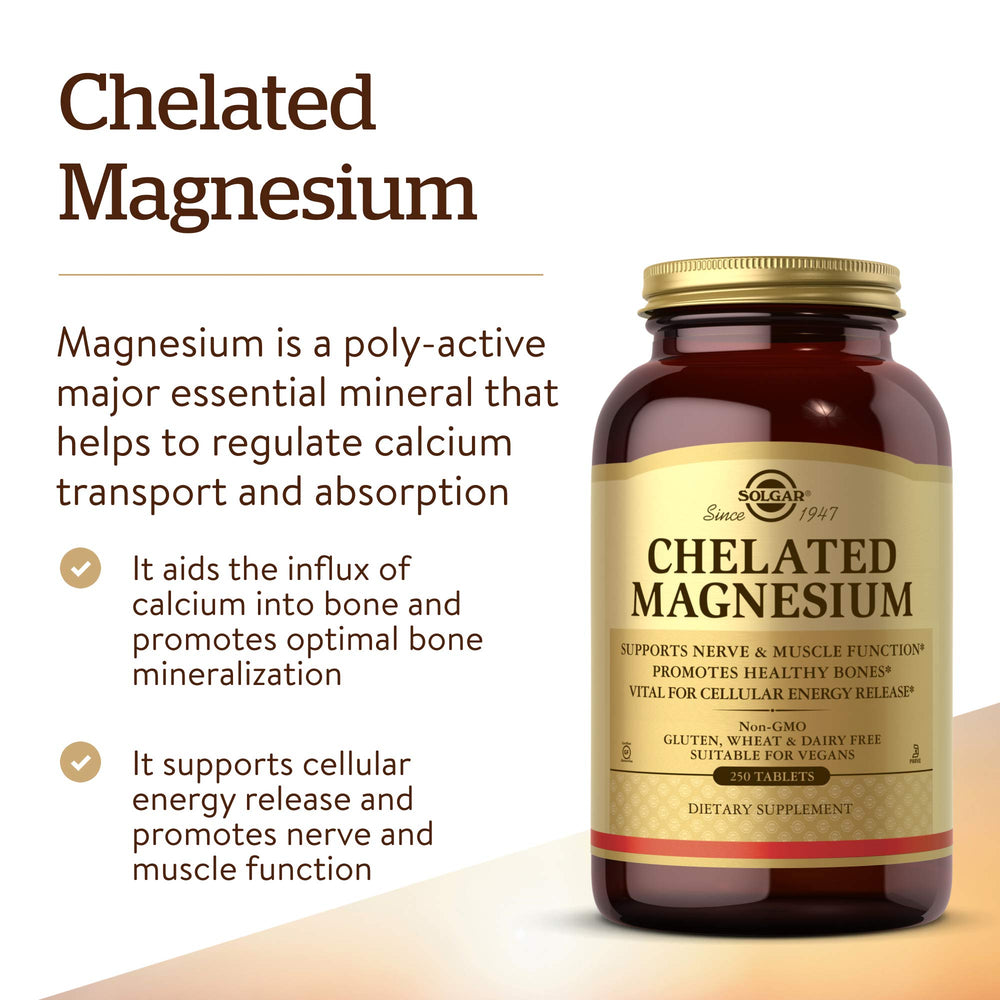 Graphic highlighting patented chelated magnesium form