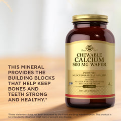 Outer packaging of Solgar Chewable Calcium