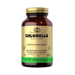 Solgar Chlorella 100 Vegetable Capsules for Maximum Absorption