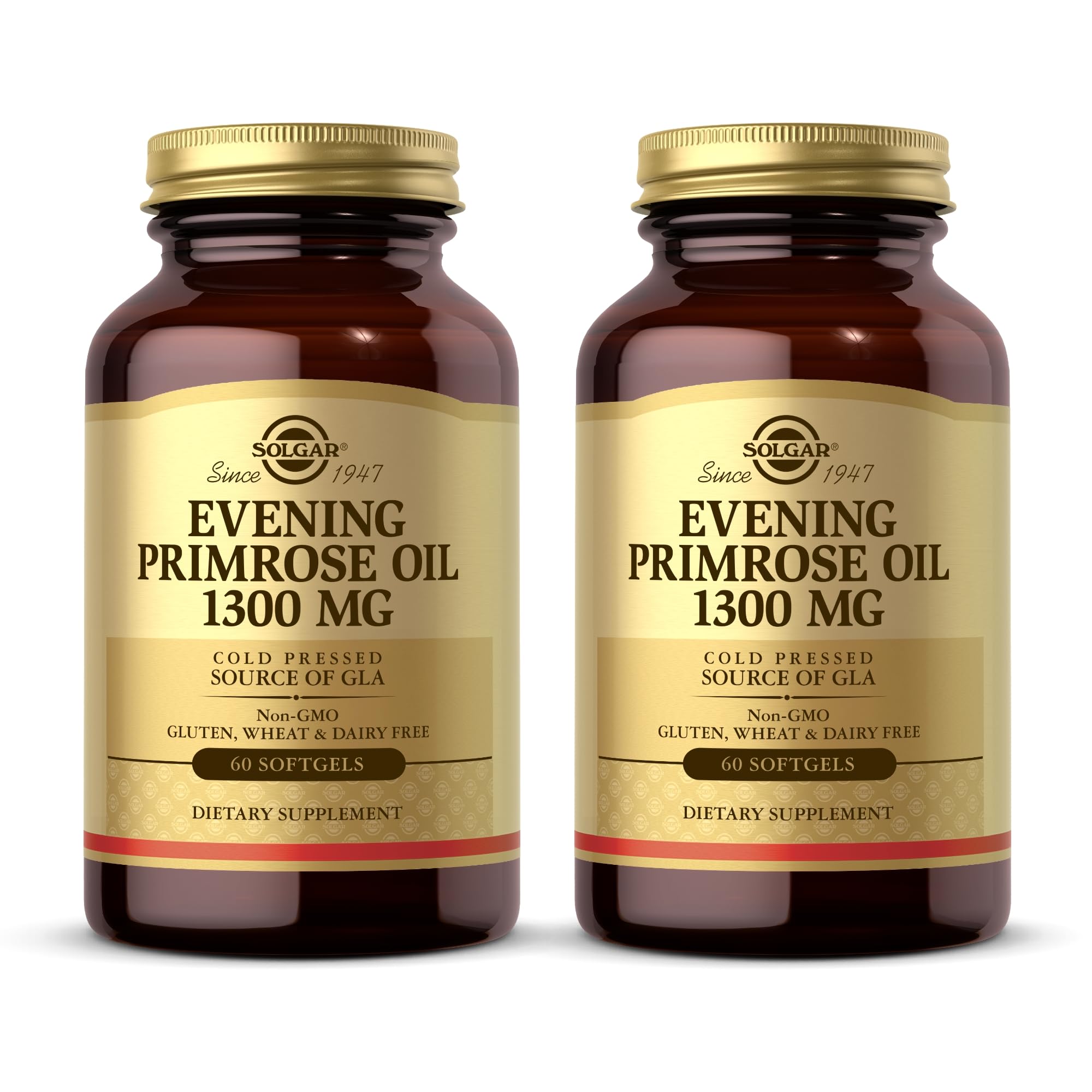 Solgar Evening Primrose Oil 1300 mg – 60 softgels in Pack of 2