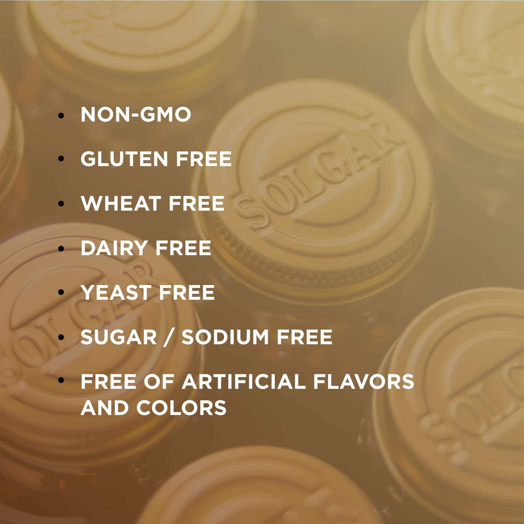 Nutrition facts panel for Solgar Folate 666 mcg DFE
