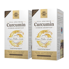 Solgar Full Spectrum Curcumin 90 softgels Pack 2 front label