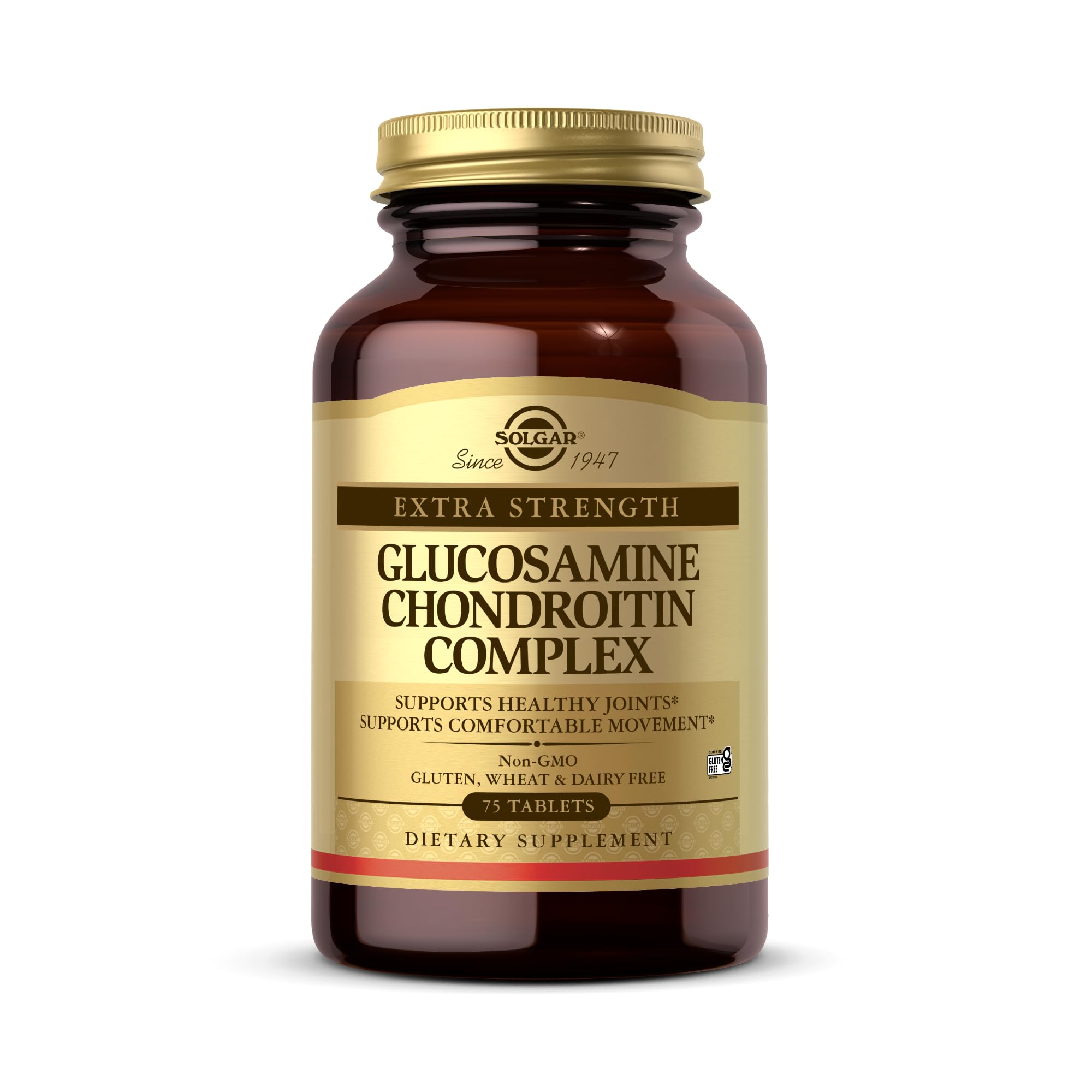 Solgar Glucosamine Chondroitin 75 tablets bottle - main image