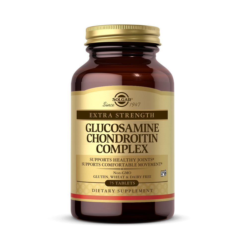 Solgar Glucosamine Chondroitin 75 tablets bottle - main image