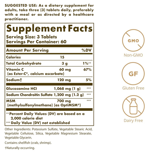 Solgar bottle side view with Ester-C label