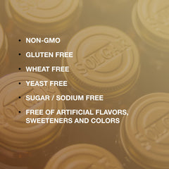 Supplement facts panel for Solgar Glutathione 250 mg