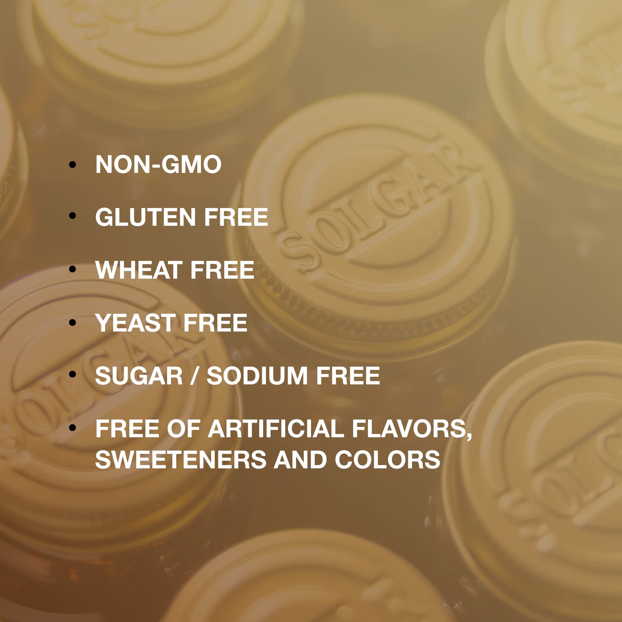 Solgar Gold Standard quality and purity statement