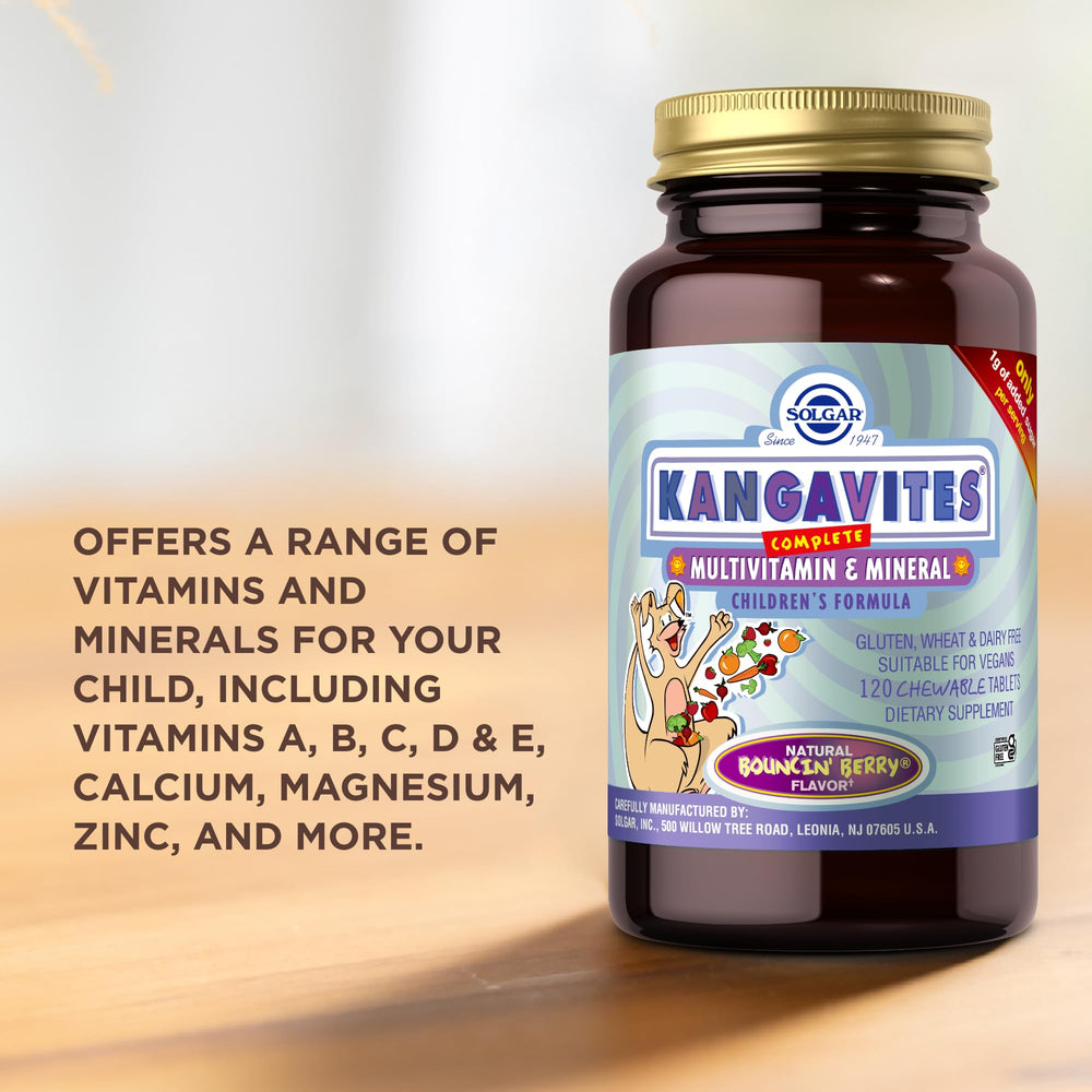 Kangavites Bouncin’ Berry packaging with berry imagery
