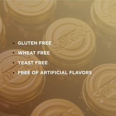 Vegan and gluten-free claim on Kangavites packaging