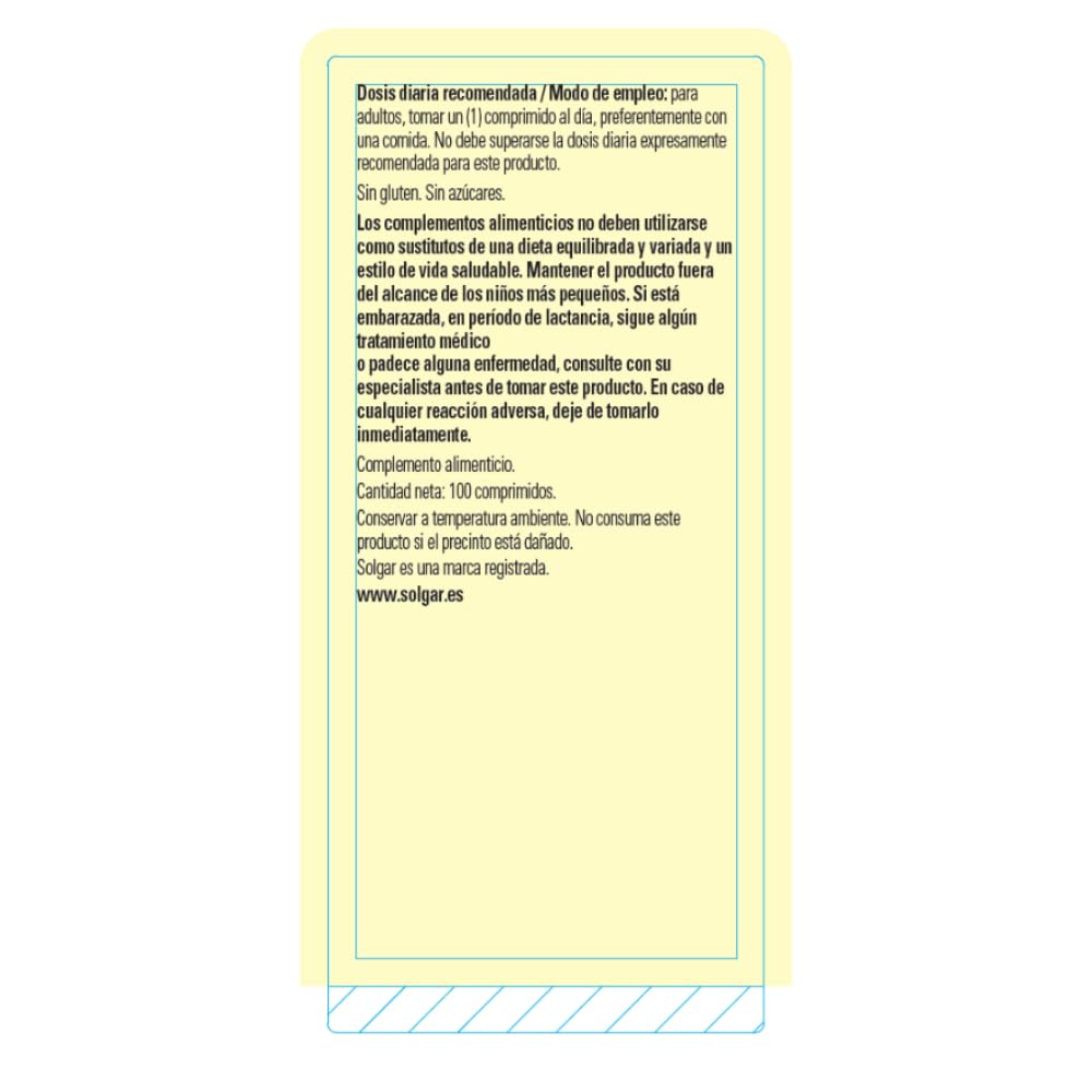 Kosher certification badge on Solgar Magnesium product