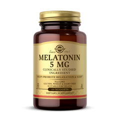 Solgar Melatonin 5 mg bottle with 60 nuggets