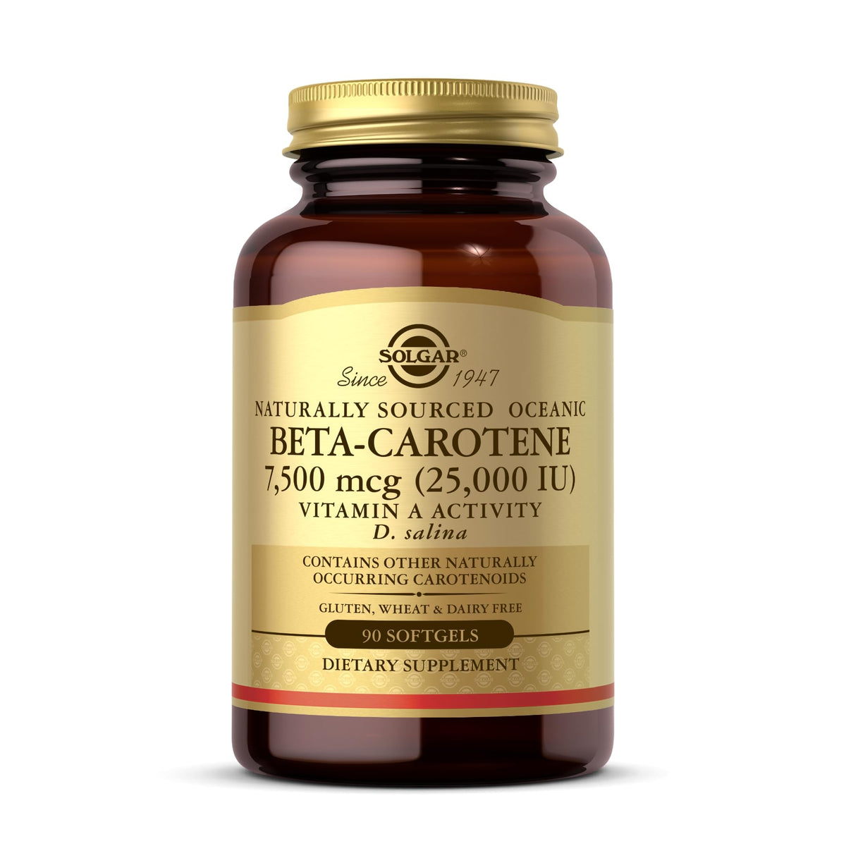 Solgar Oceanic Beta-Carotene 25,000 IU bottle