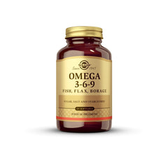 Solgar Omega 3-6-9-60 Softgels bottle front view