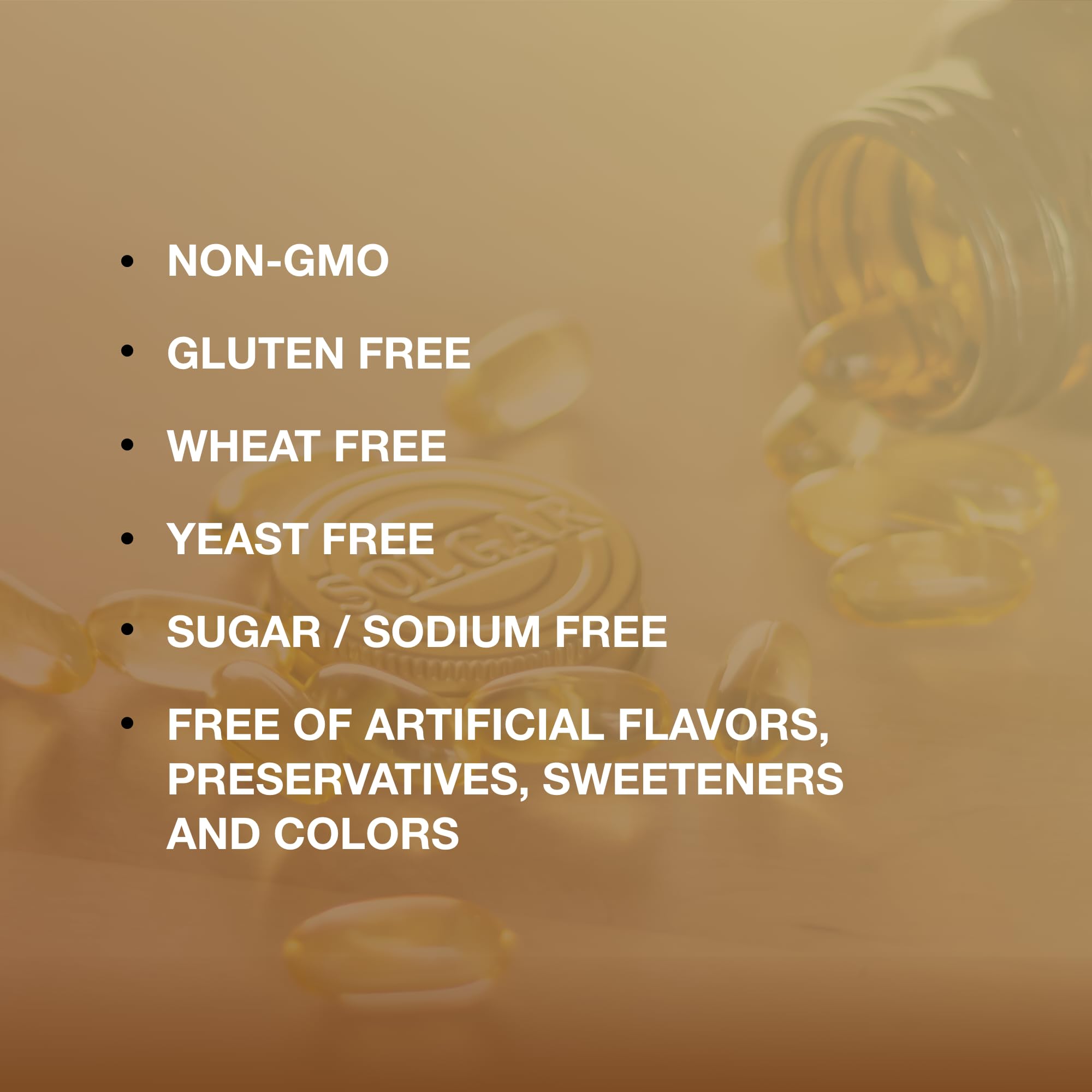 Nutrition highlight of Solgar Omega-3 950 mg featuring EPA/DHA