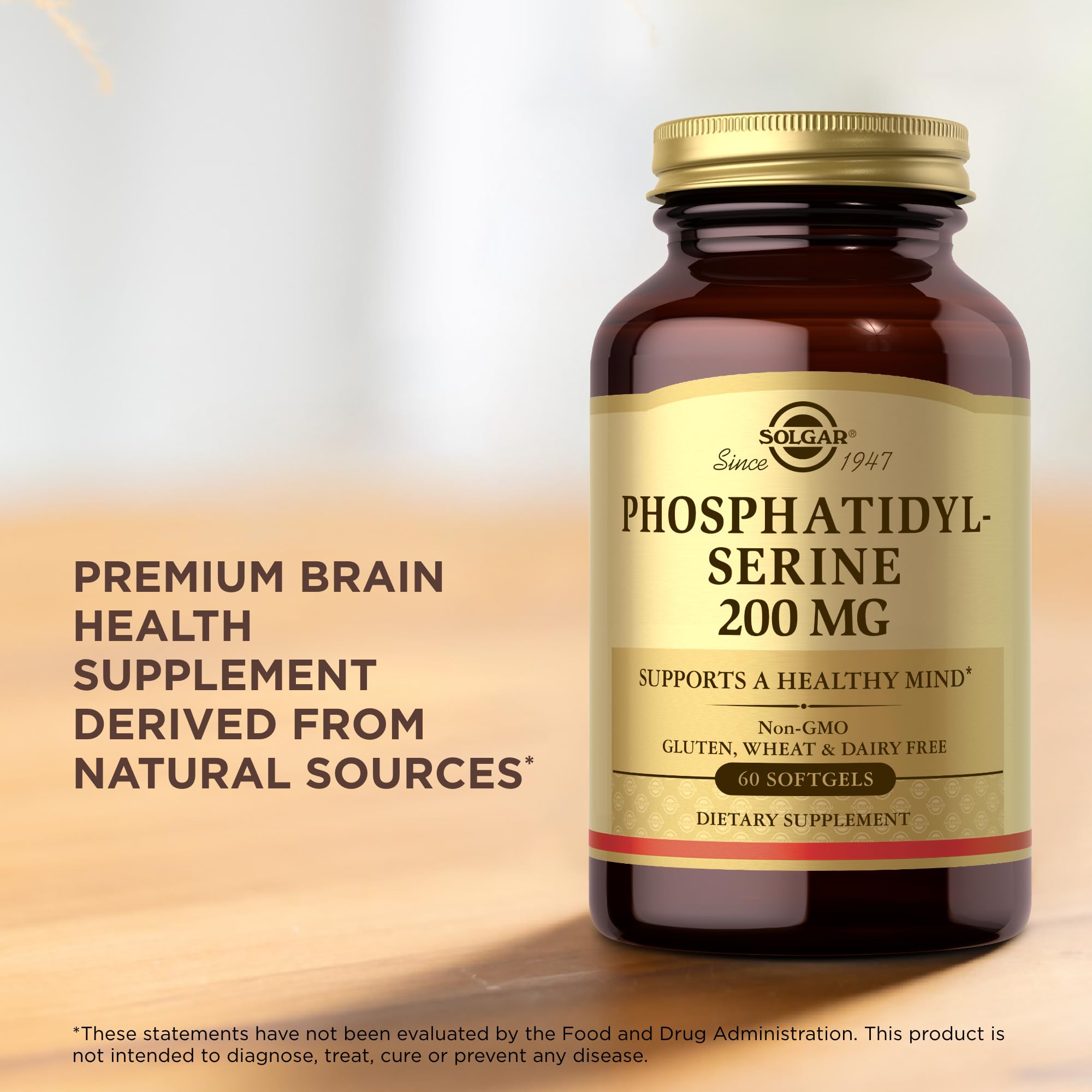 Serving size and directions for Solgar Phosphatidylserine