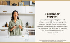Solgar Prenatal Nutrients bottle close-up with label details