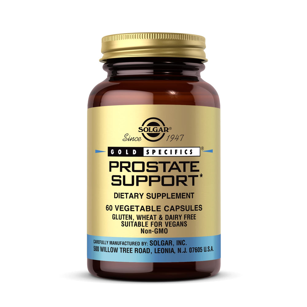 Solgar Prostate Support bottle front view with label