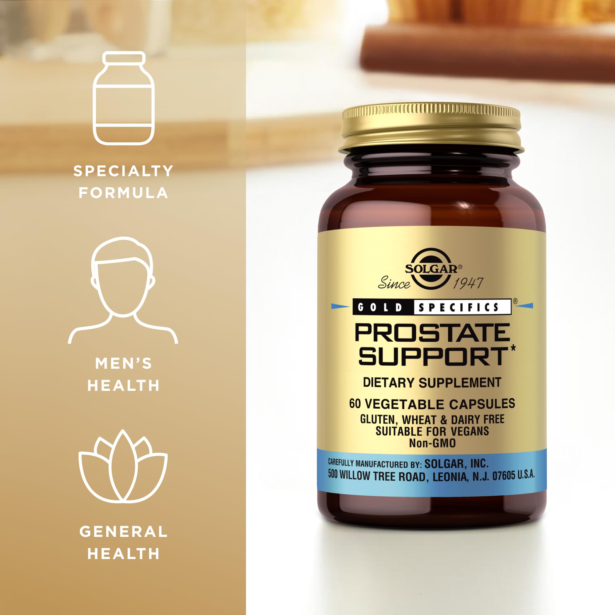 Non-GMO, vegan, gluten-free and dairy-free icons on packaging
