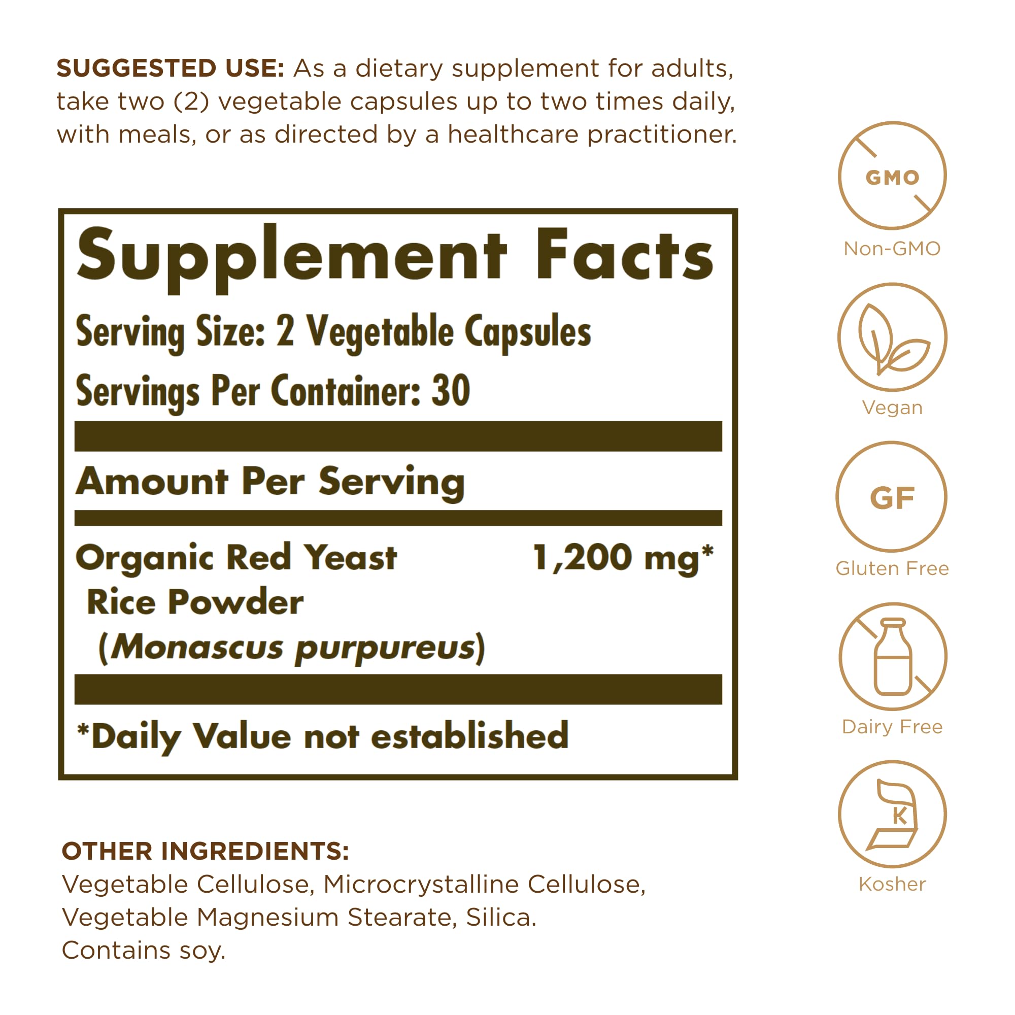 60 vegetable capsules in bottle