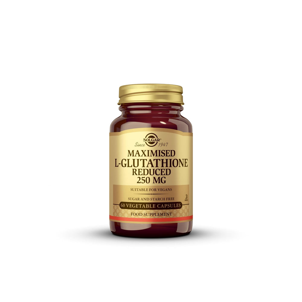 Solgar Reduced L-Glutathione 250 mg bottle front view