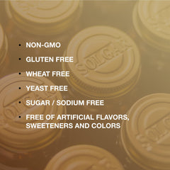 Bottle shows 100 servings per container