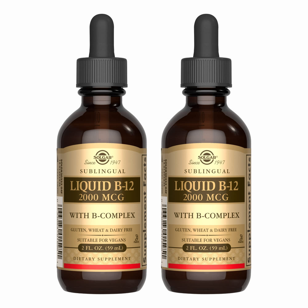 Solgar Sublingual B-12 with B-Complex bottle front