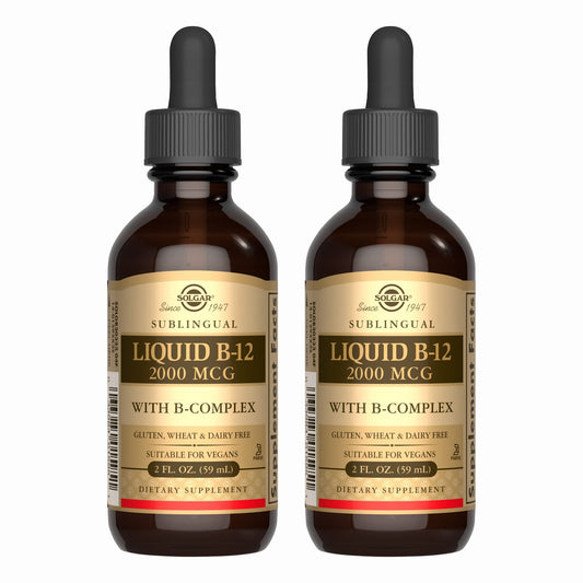 Solgar Sublingual B-12 with B-Complex bottle front