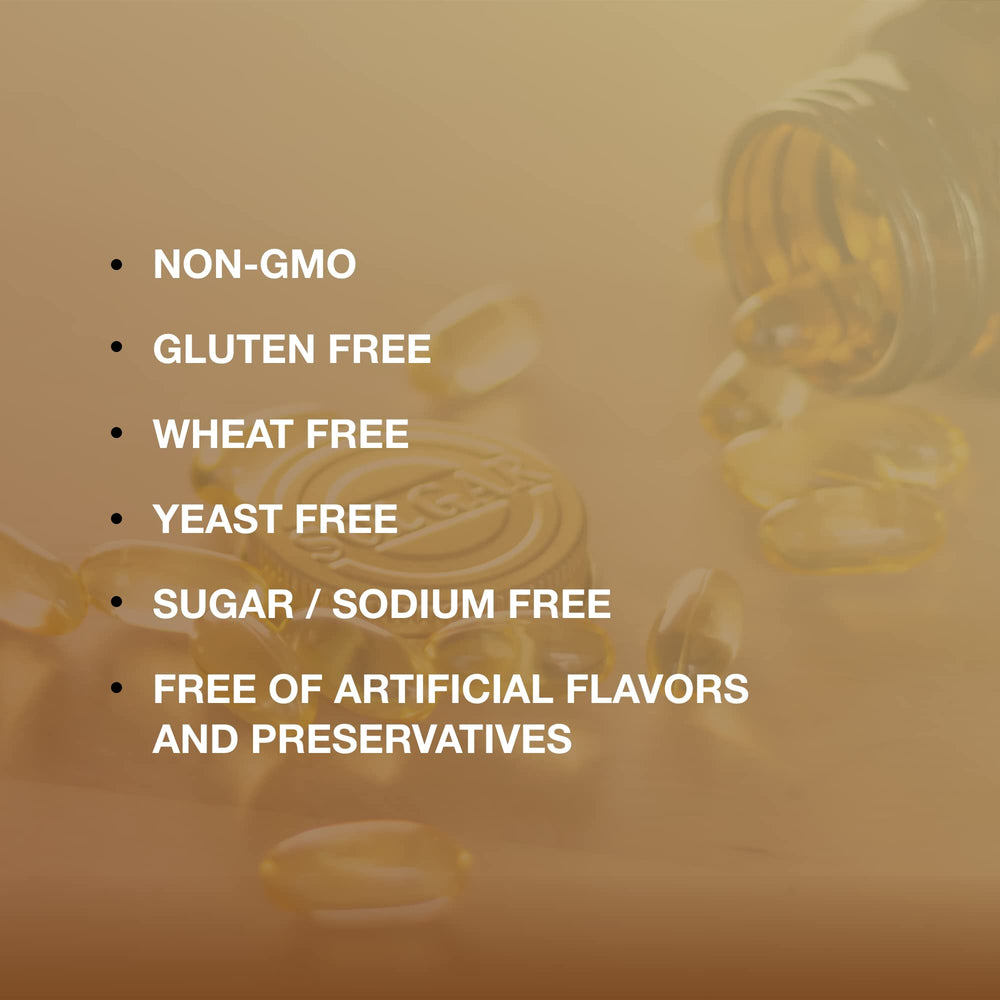 Solgar Omega-3 950 mg bottle on white background