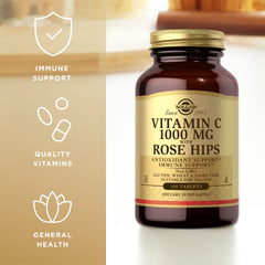 Solgar Vitamin C 1000 mg with Rose Hips capsules