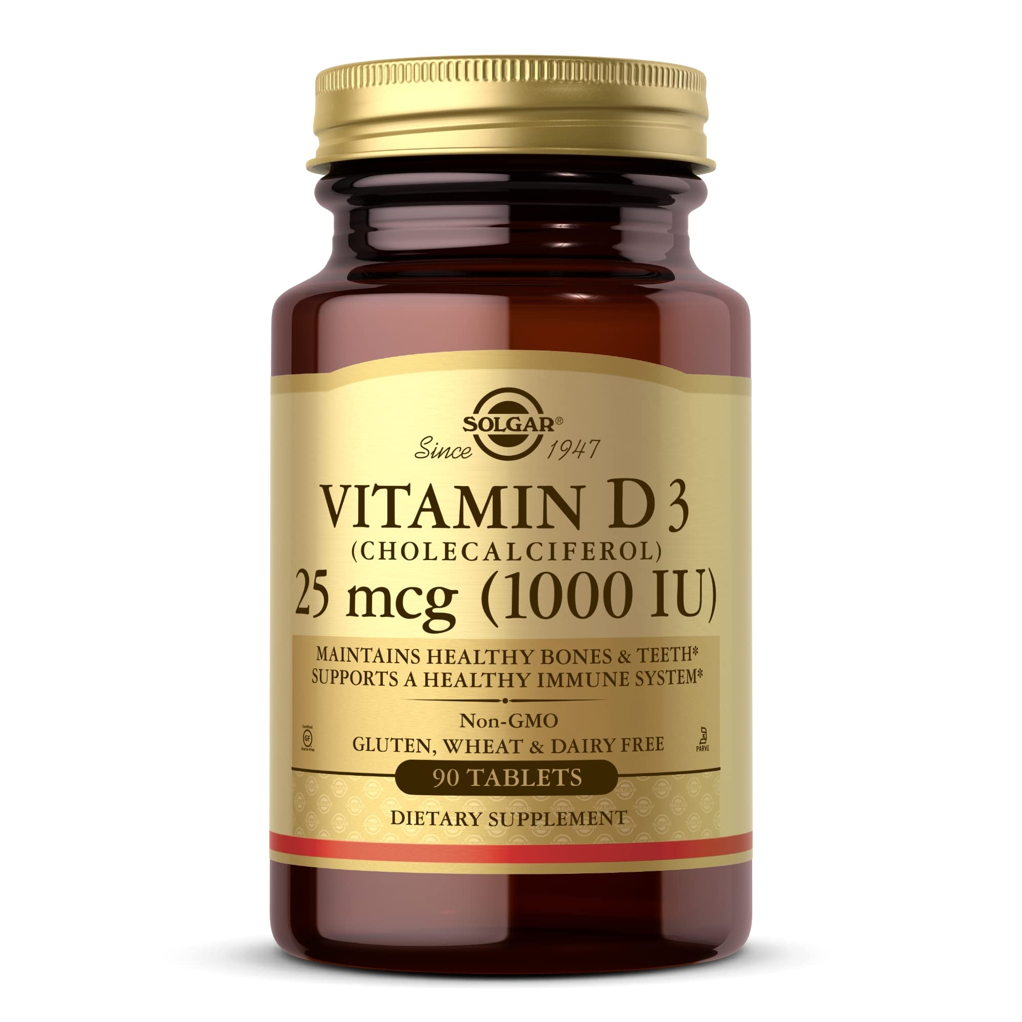 Solgar Vitamin D3 bottle front view