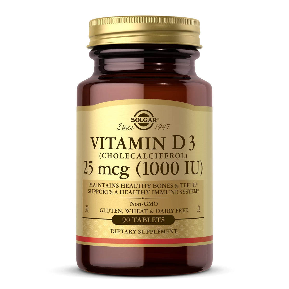 Solgar Vitamin D3 bottle front view