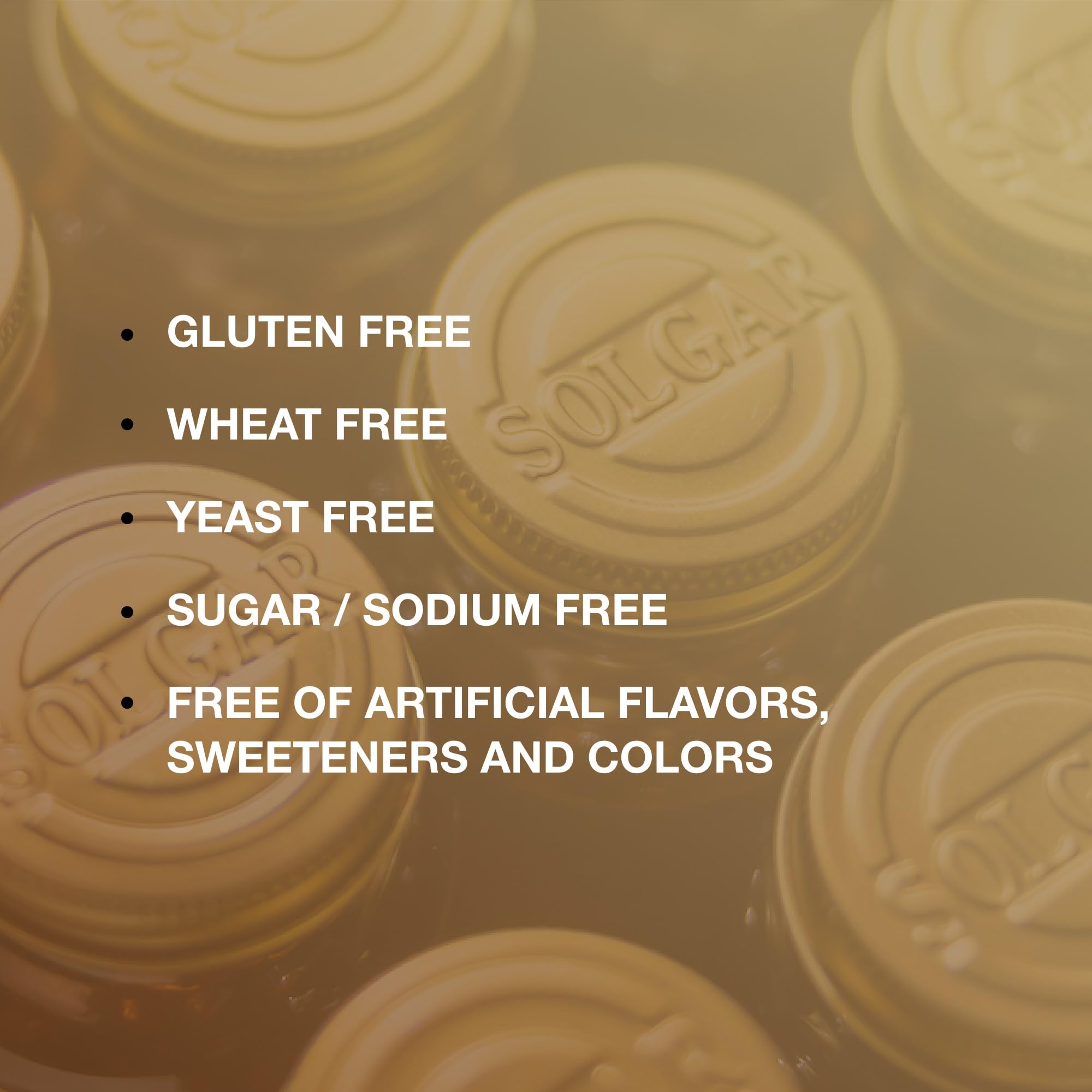 Gluten-free and dairy-free Solgar Vitamin E packaging