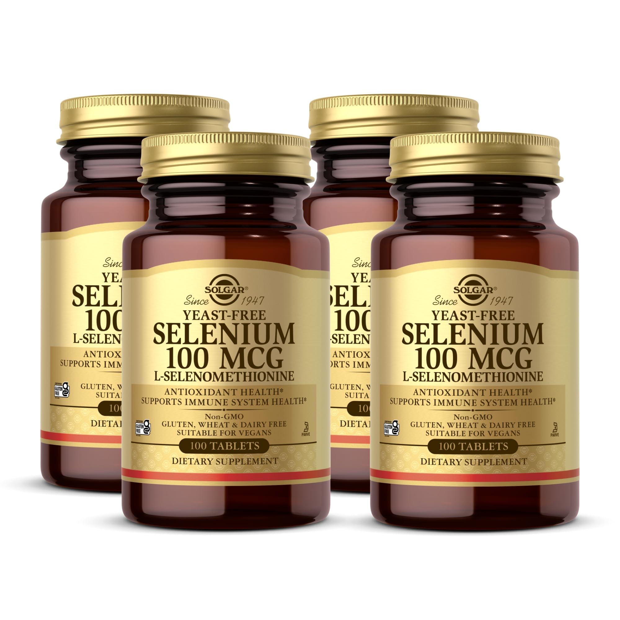 Solgar Yeast-Free Selenium 100 mcg bottle front