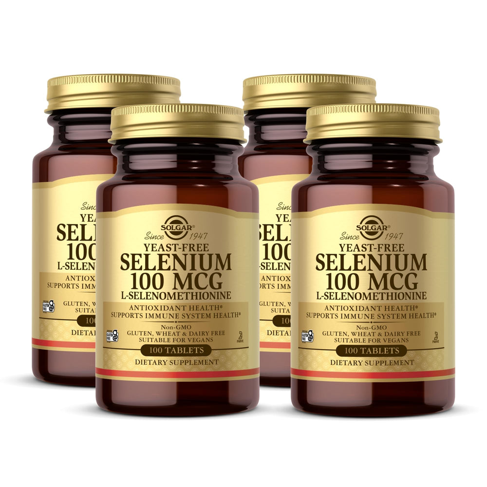 Solgar Yeast-Free Selenium 100 mcg bottle front