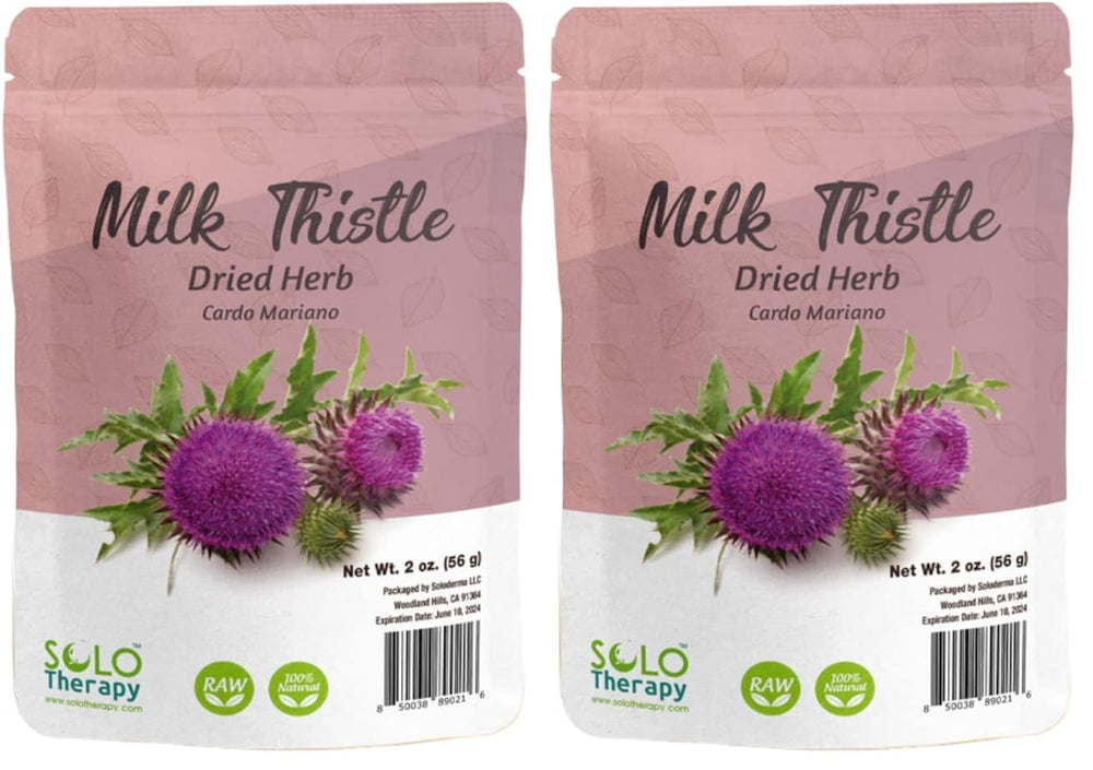 Solo Therapy Milk Thistle 2 oz herb pack, 2-pack