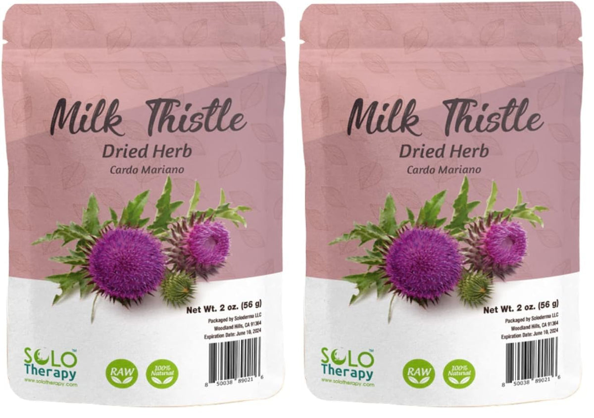 Solo Therapy Milk Thistle 2 oz herb pack, 2-pack