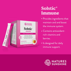 Solstic Immune berry lemonade flavor packets