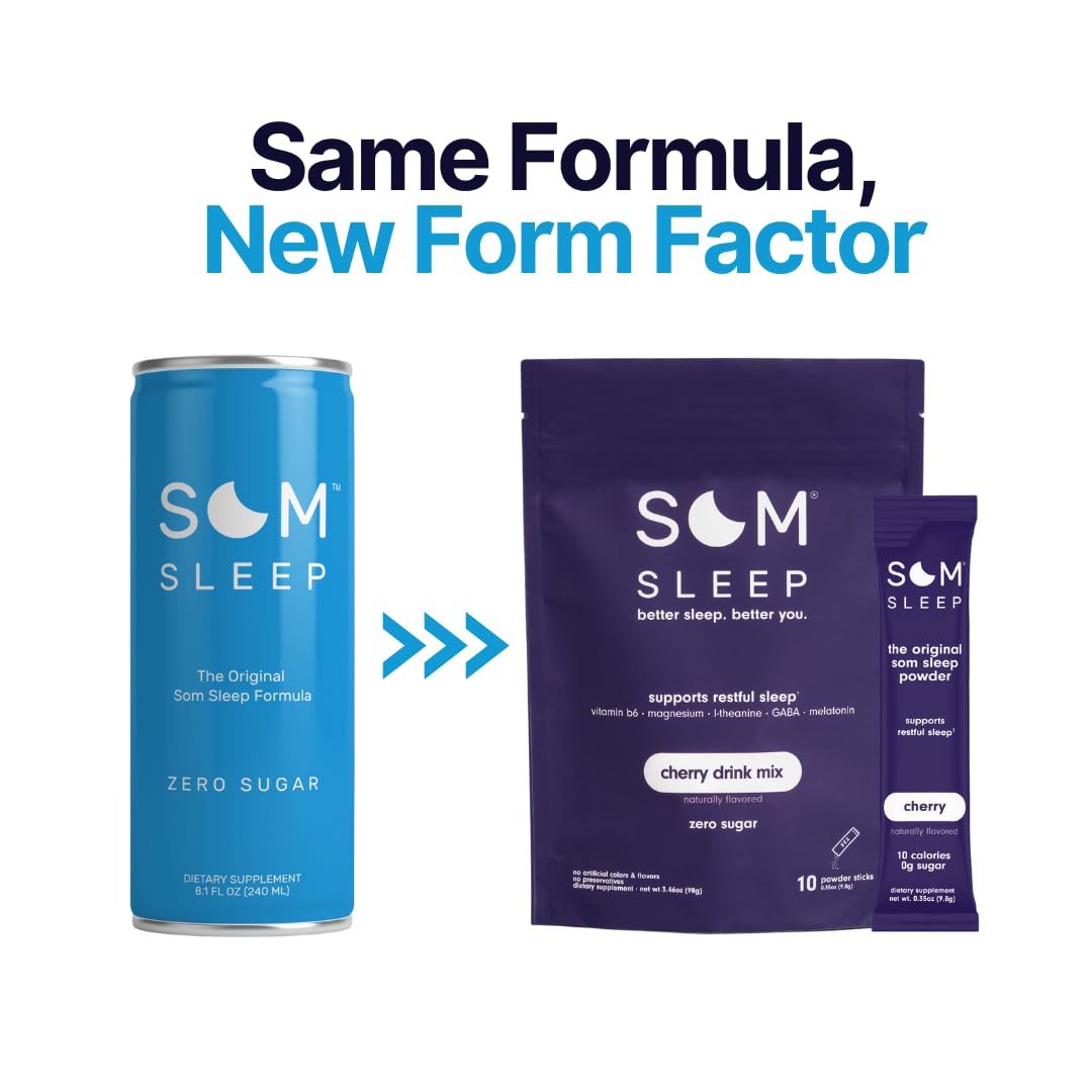 L-Theanine and GABA ingredients for Som Sleep