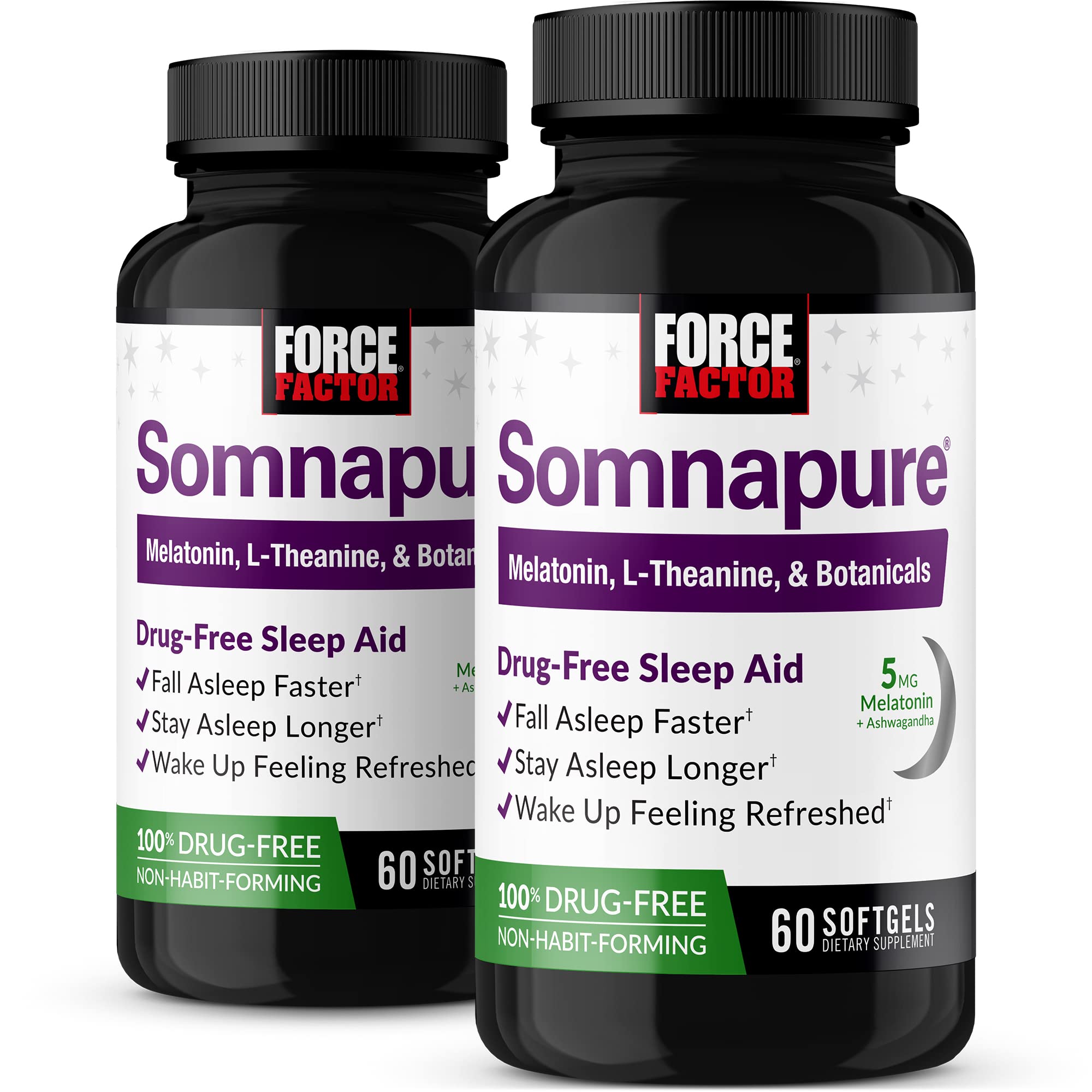 FORCE FACTOR Somnapure Softgels 2-Pack front view
