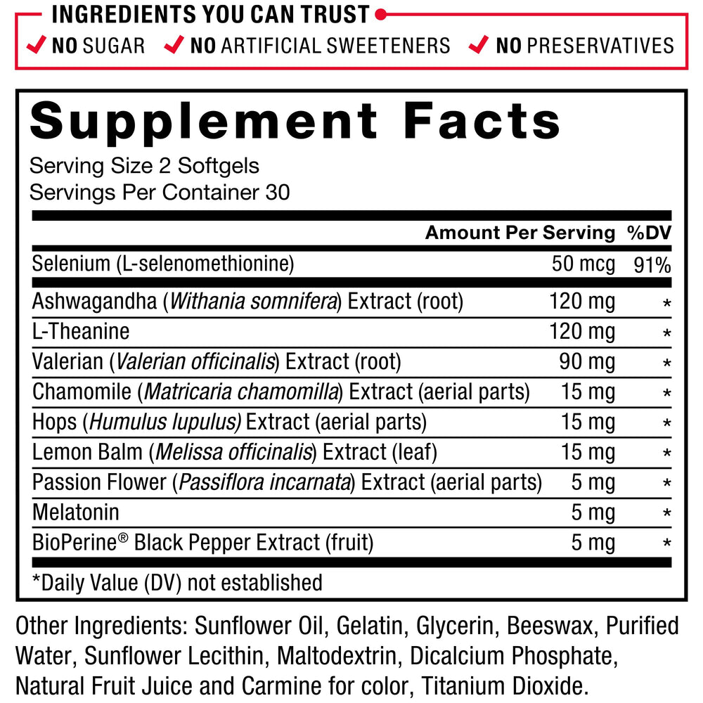 Softgels capsules displayed to illustrate easy-to-swallow design