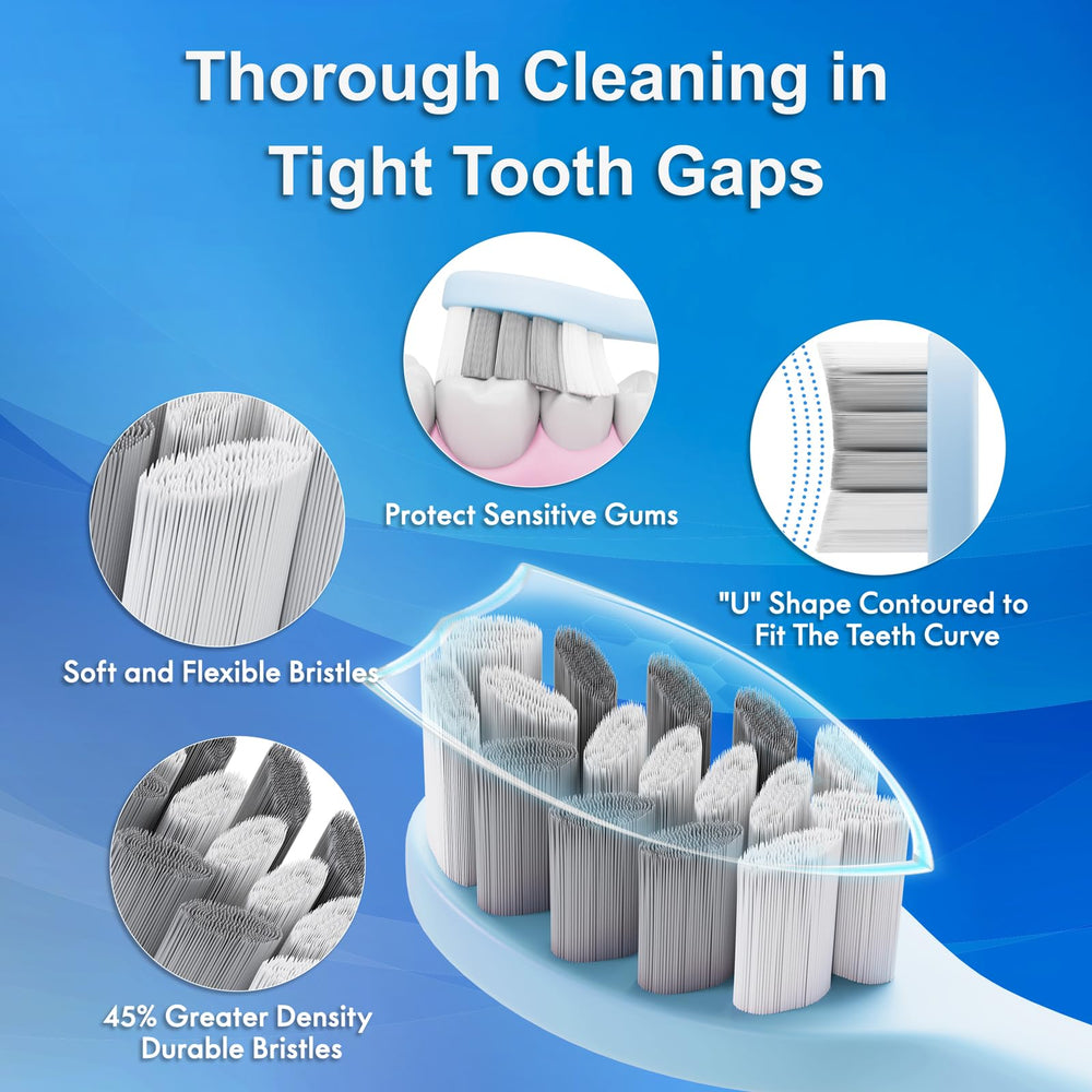 Includes 10 replacement brush heads included