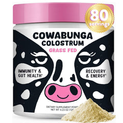 SonoHealth Cowabunga Colostrum bottle for daily immune and gut support