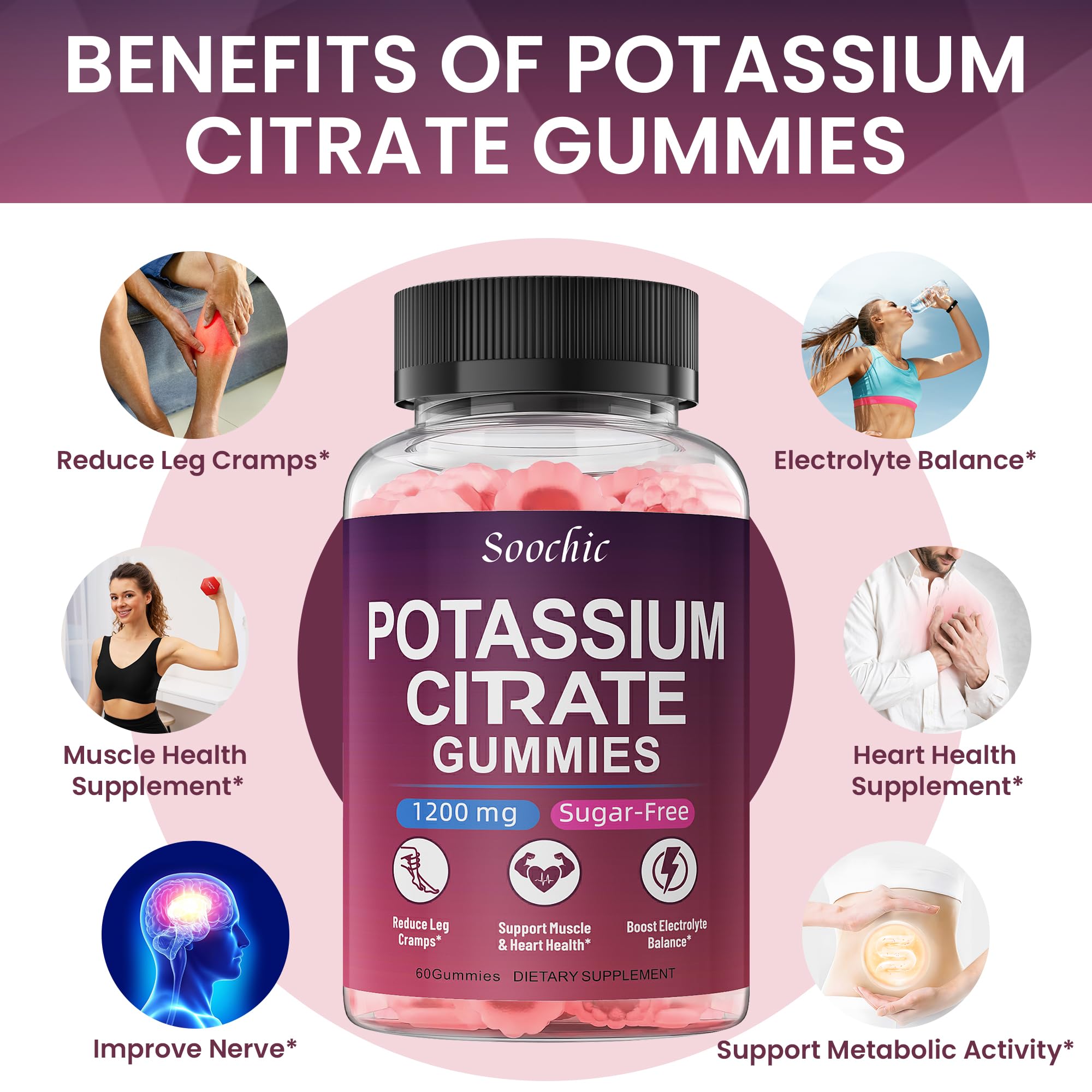 Two gummies per day dosing illustration