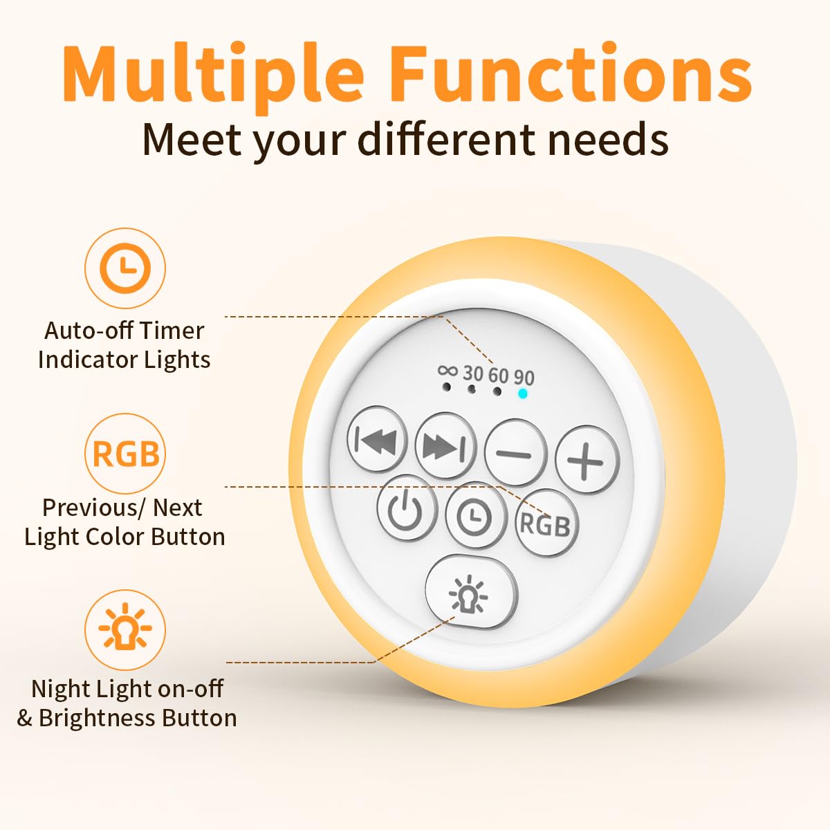 Soothing Sounds 30 non-looping sounds support versatile environments.