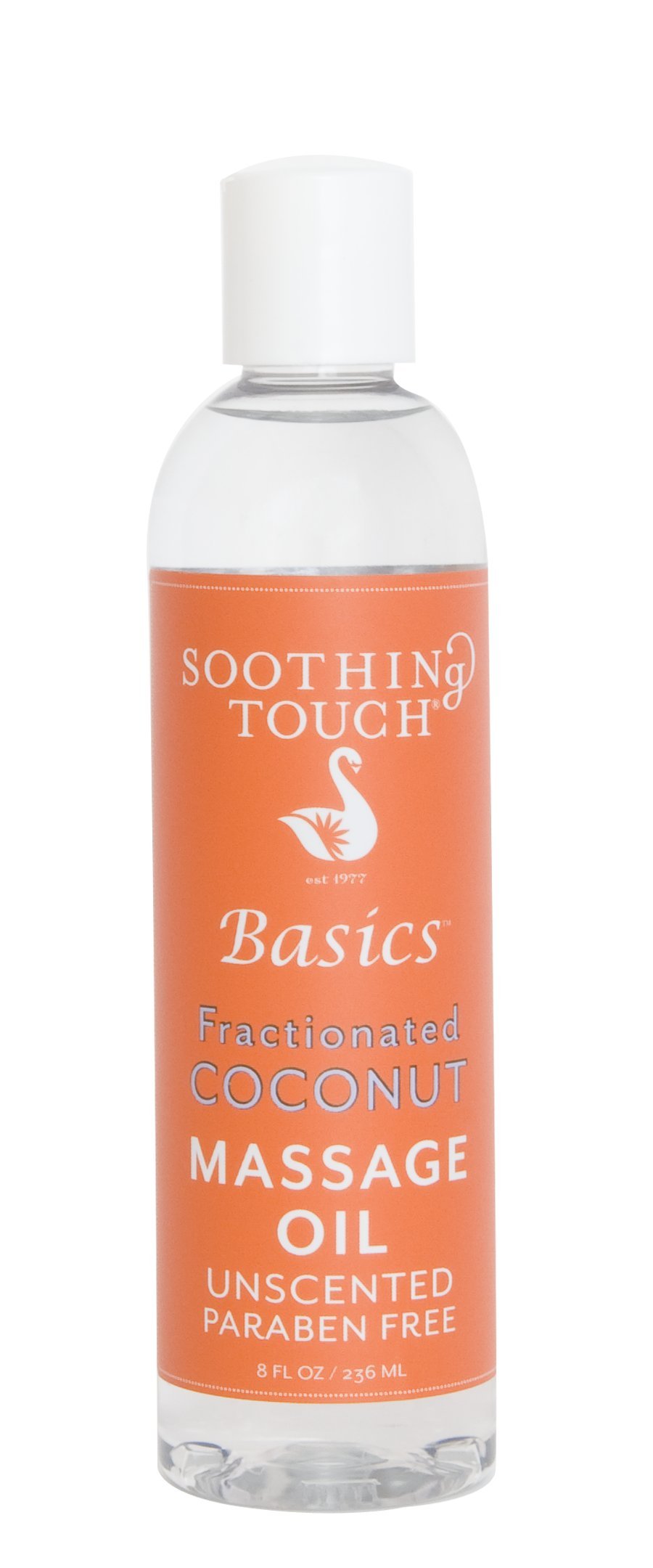 Soothing Touch Basics Fractionated Coconut Massage Oil Unscented 8 oz bottle