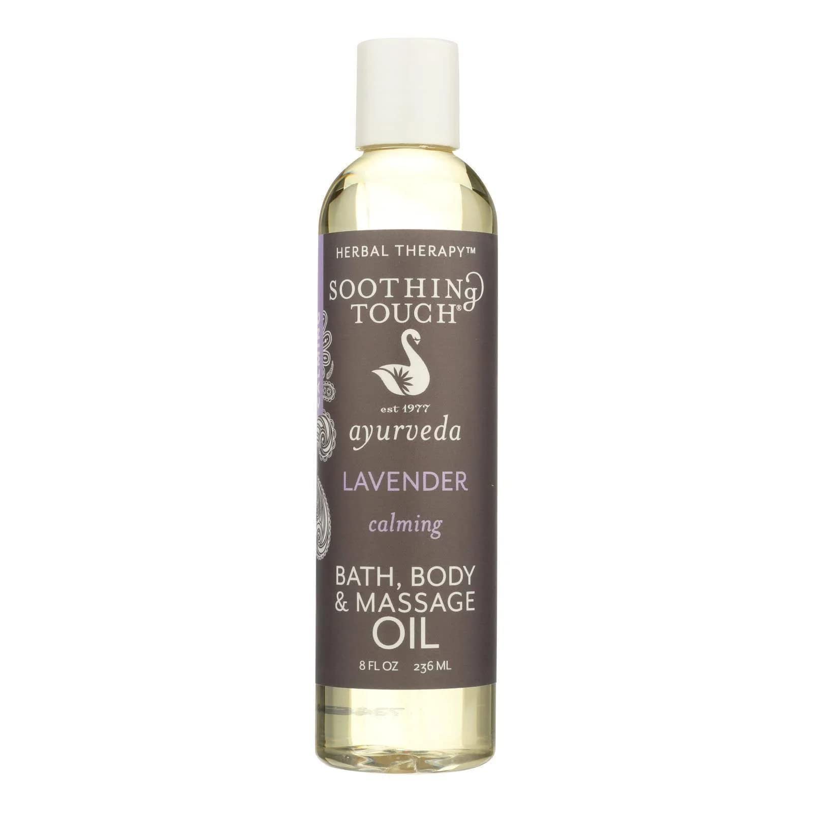 Soothing Touch Calming Lavender Bath, Body & Massage Oil 8 oz bottle