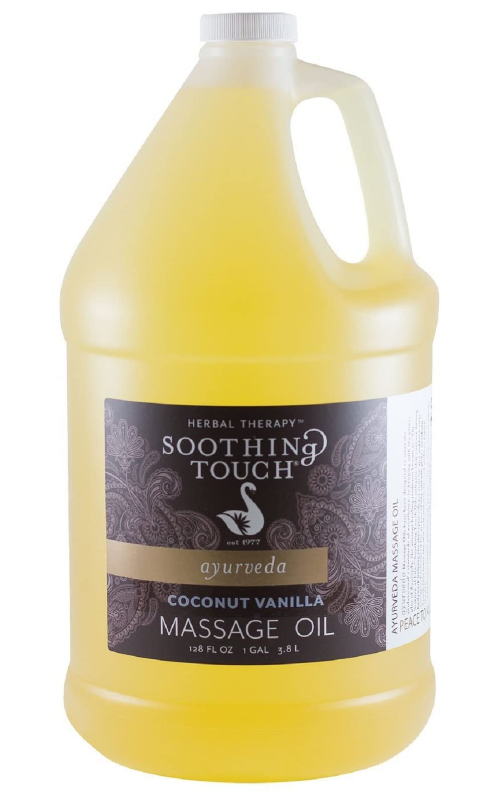 Soothing Touch Coconut Vanilla Massage Oil bottle (128 oz) – product image 1