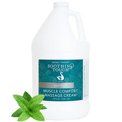 Label for Soothing Touch Muscle Comfort Cream 1 Gallon